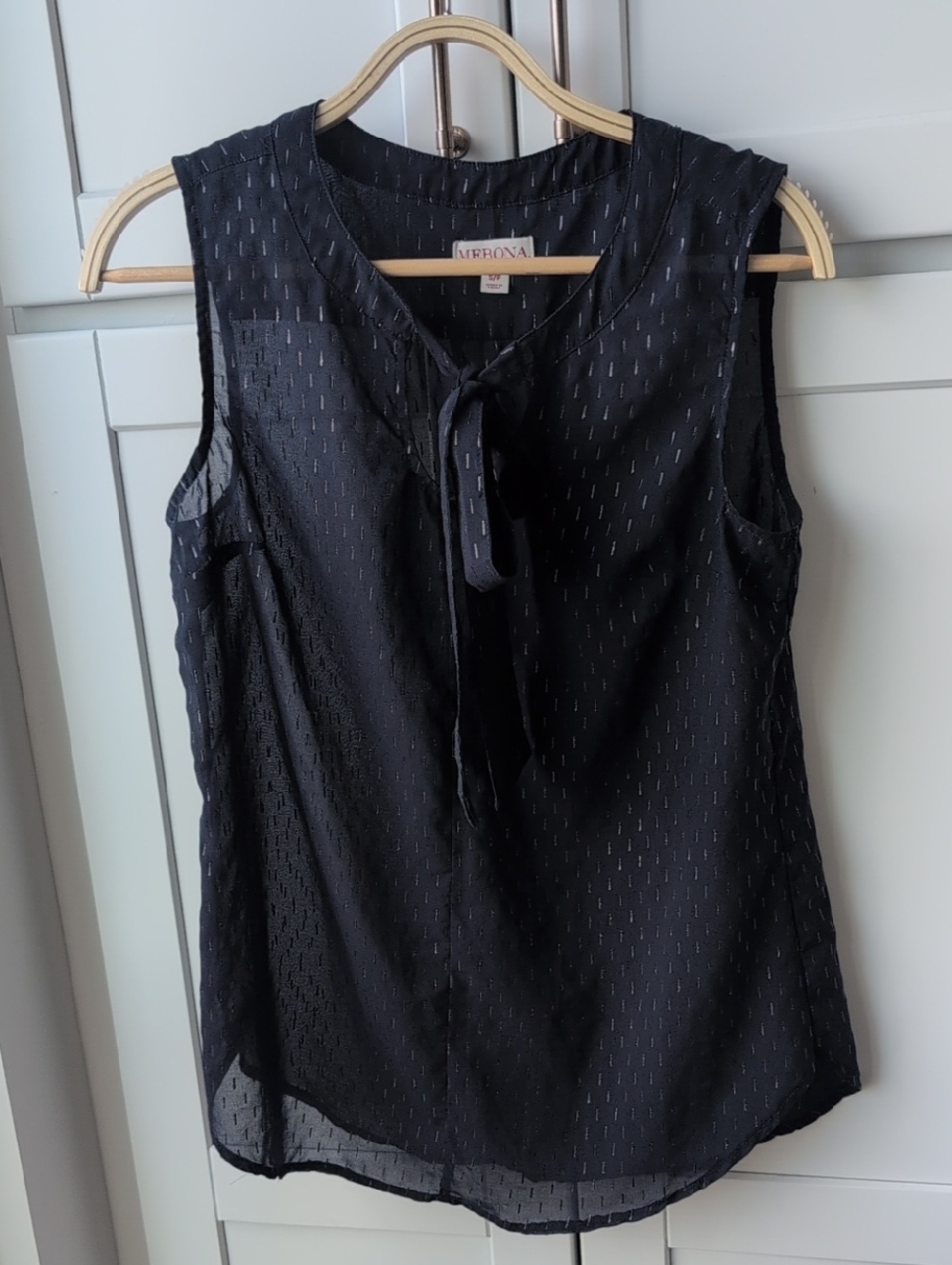 Merona navy and gold Tank